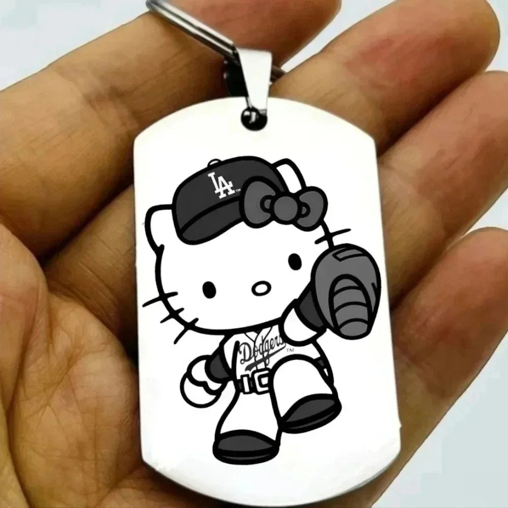 Hello Kitty la los angeles dodges Hot Keychain